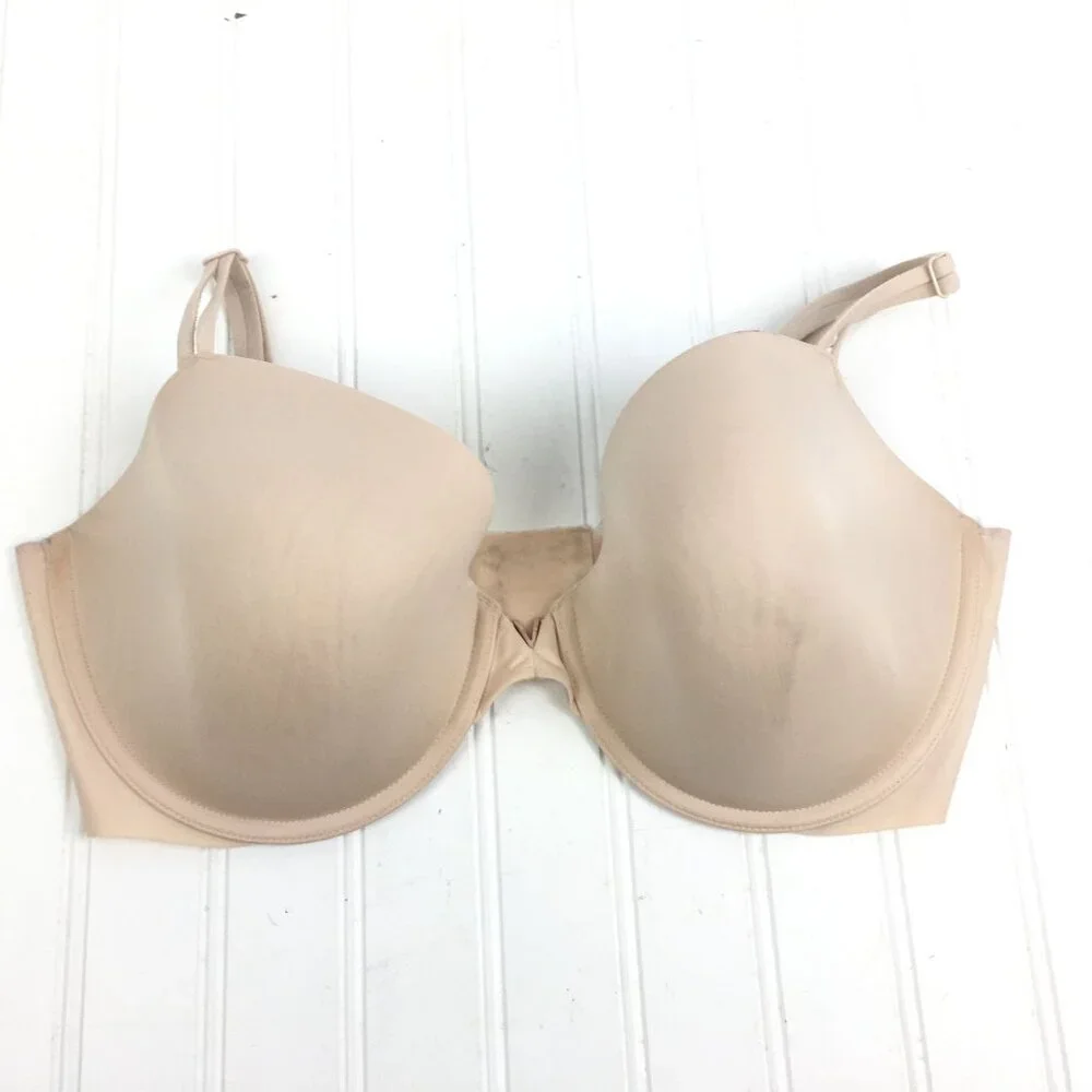 Victorias Secret Lined Demi Underwire Nude Bra Size 36DDD - Picture 2 of 13